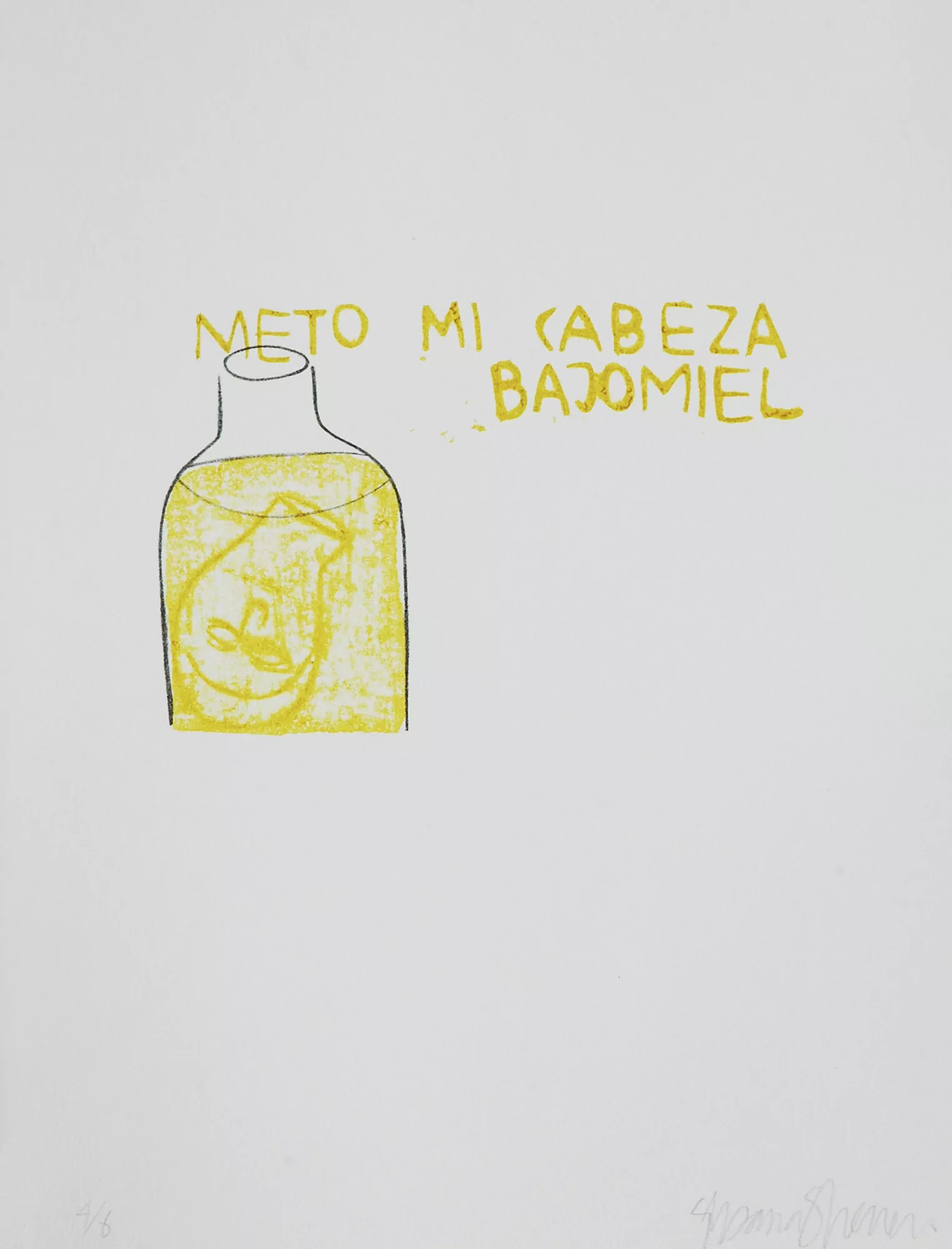 Meto mi cabeza bajo miel/ I stick my head under honey
